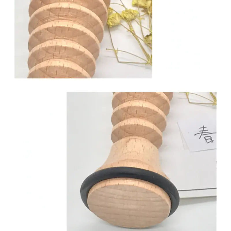 Wooden Roller Massage Sticks for Home Fitness Yoga