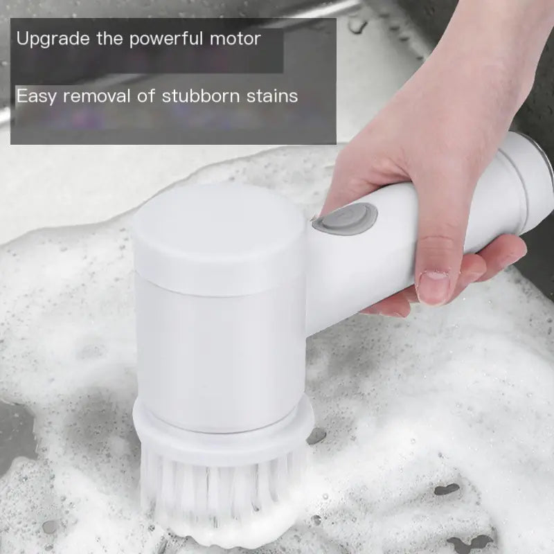 Electric Multifunctional Cleaning Brush for Home Use