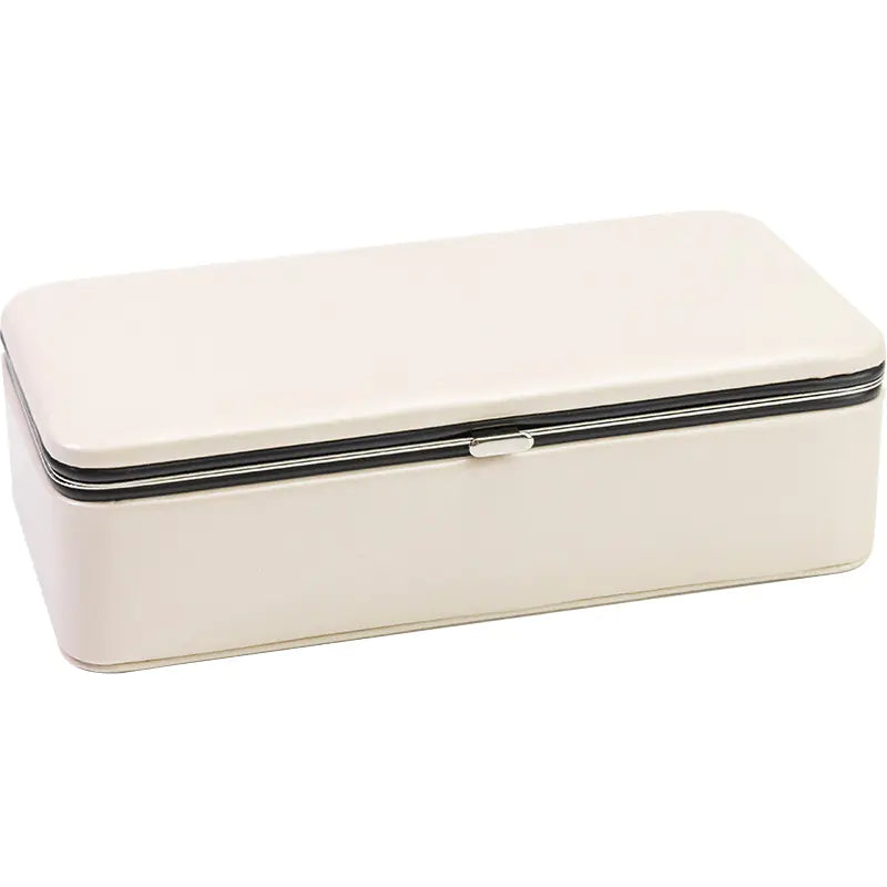 Compact Mini PU Jewelry Organizer Box for Home Use