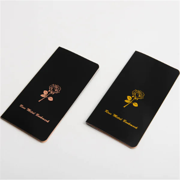 Rose Metal Bookmark - Chinese Style Design