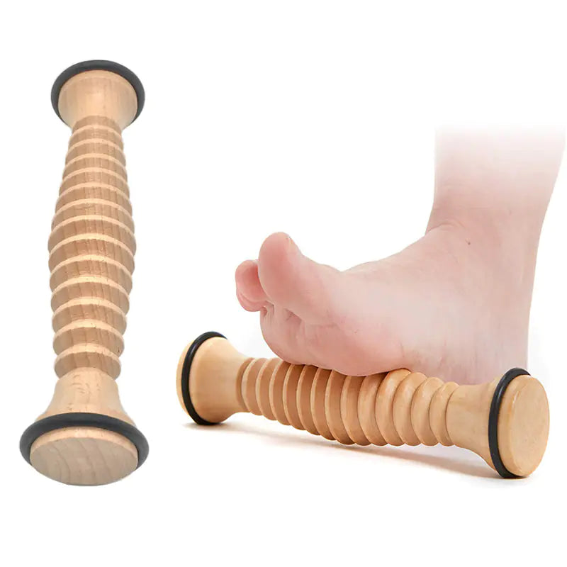 Wooden Roller Massage Sticks for Home Fitness Yoga
